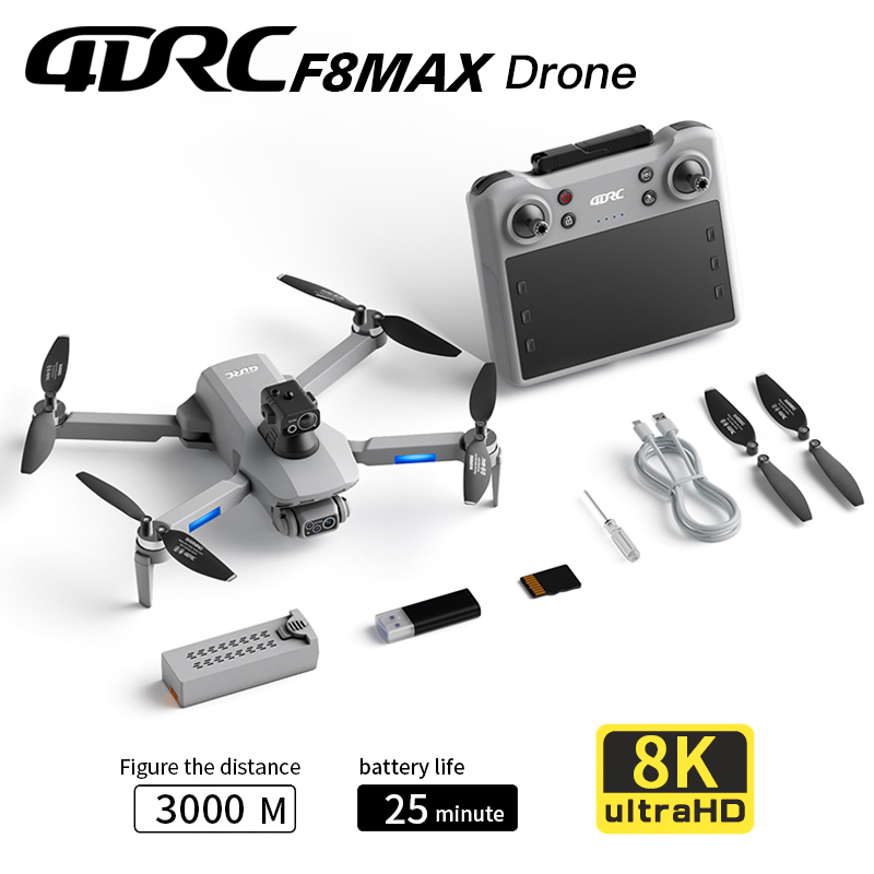 Drone Cinematic - Drone Profesional F8 MAX GPS dengan