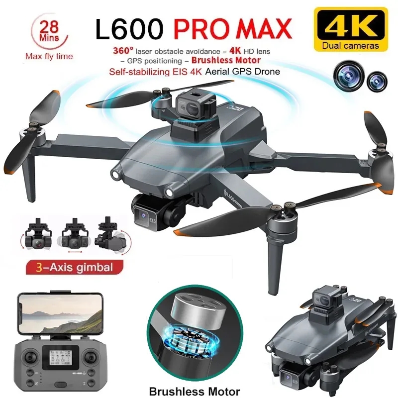 L600 PRO MAX Drone GPS profesi - Drone Aerial Photography ulasan dan harga