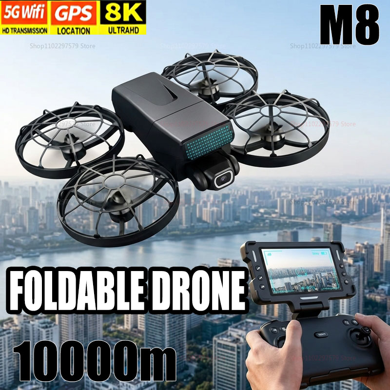 Drone Baru M8 GPS 8K Profesion - Drone Multispectral ulasan dan harga